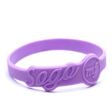 Bracelet détecteur UV en silicone personnalisé pas cher